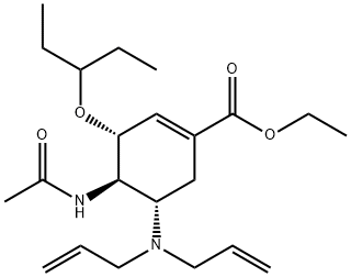 (3R,4R,5S)-4-(乙酰基氨基)-5-(二-2-丙烯-1-基氨基)-3-(1-乙基丙氧基)-1-環己烯-1-羧酸乙酯 